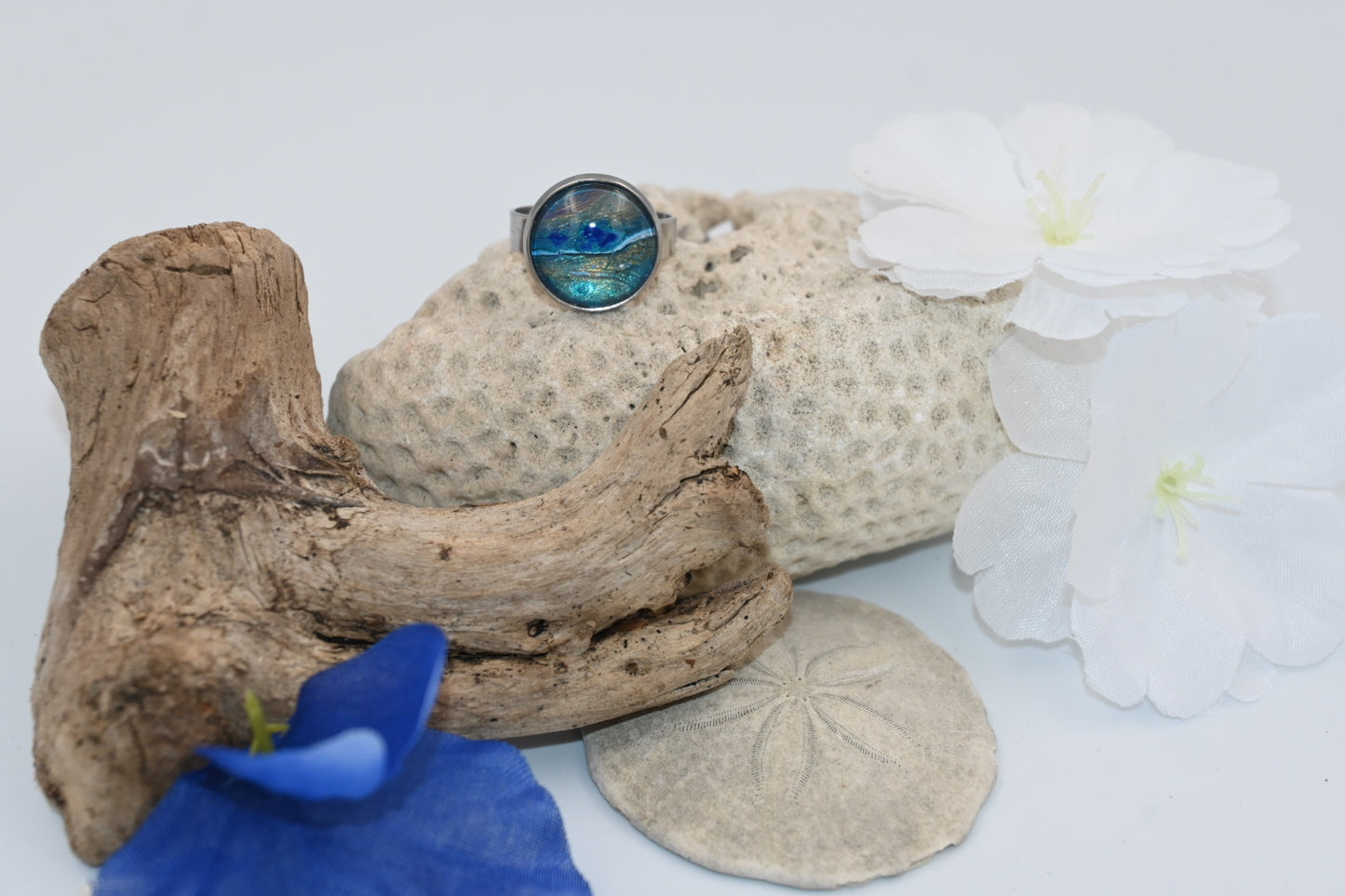 La vague bleue | Bague