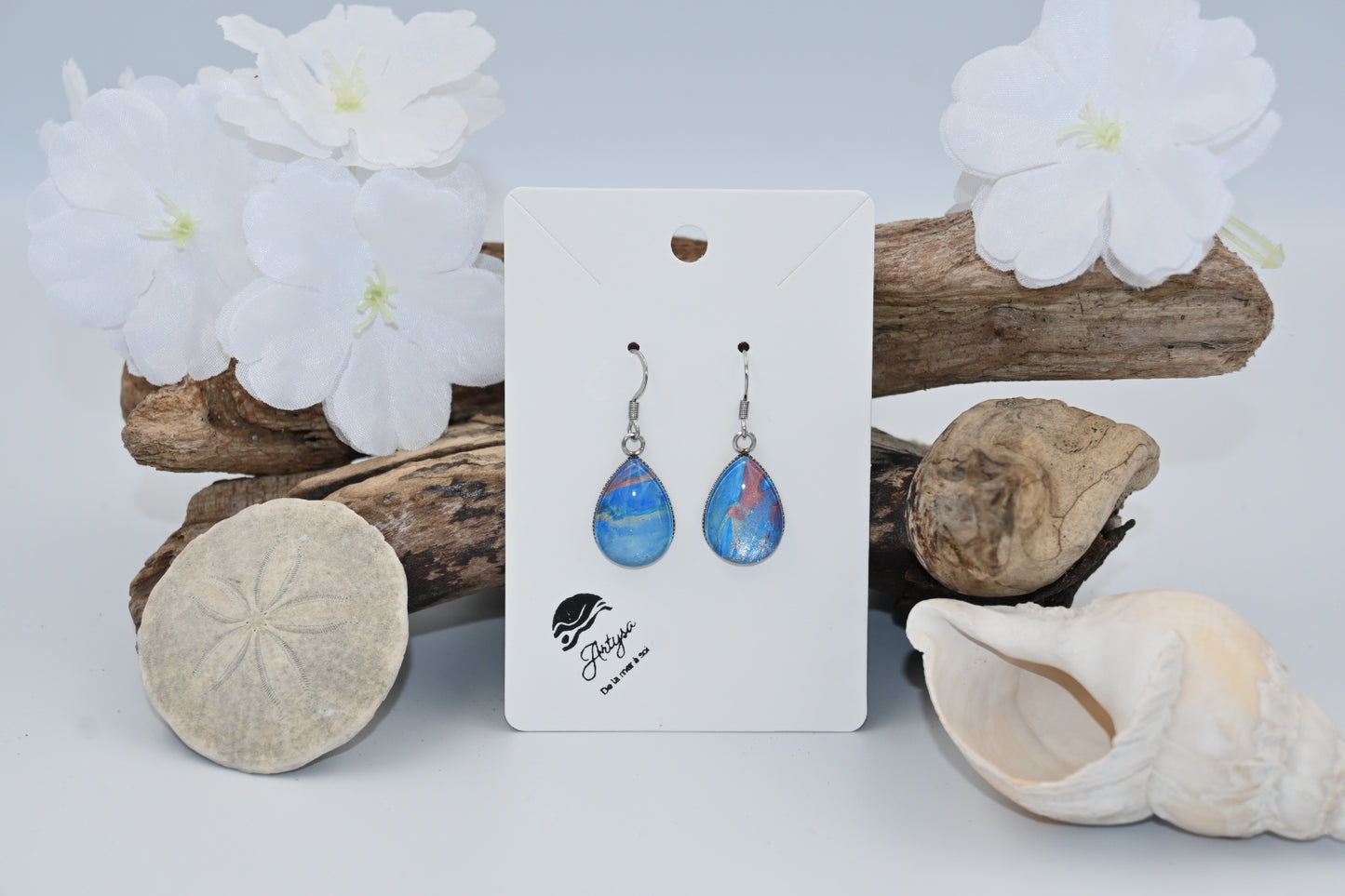 Larme d’eau douce | Boucles d'oreilles