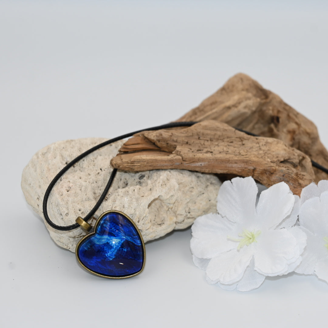 Le cœur de l’océan | Pendentifs artisanaux uniques - Artysa De la mer à soi