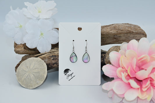 Larme rose | Boucles d'oreilles